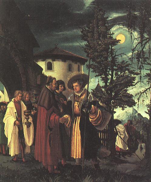 Albrecht Altdorfer The Departure of Saint Florian China oil painting art